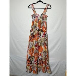 So Wear It Declare It Women's Vintage Mod Aloha Hawaiian Print Dress MuuMuu SZ L